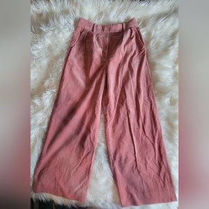 Pink wide leg Bananna Republic pants